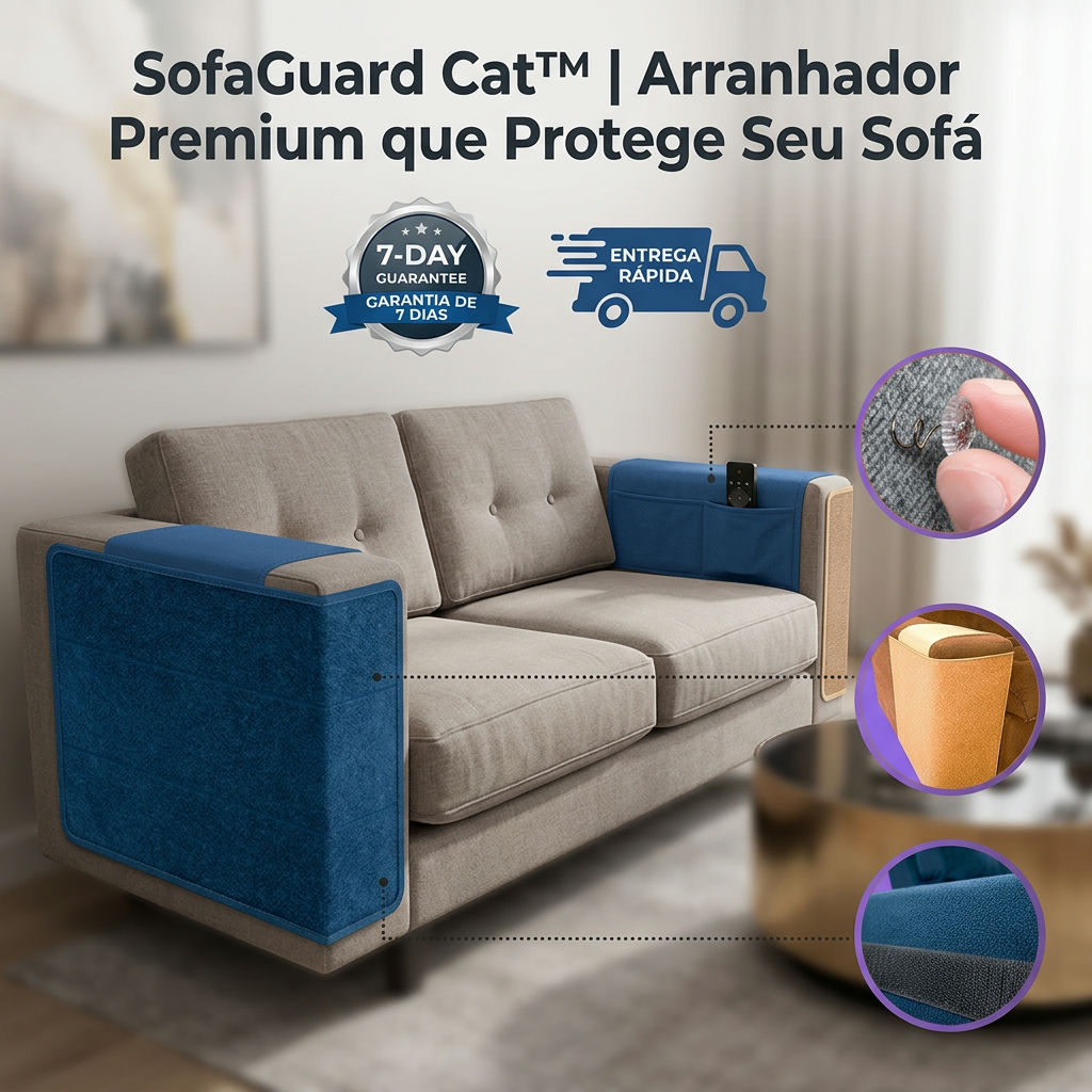 Sugest&atilde;o de imagem: Selo de garantia de 7 dias e &iacute;cone de caminh&atilde;o de entrega r&aacute;pida