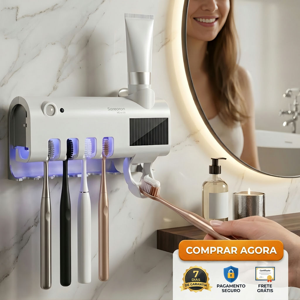 Sugestão de imagem: botão de compra destacado com selos de garantia e segurança logo abaixo